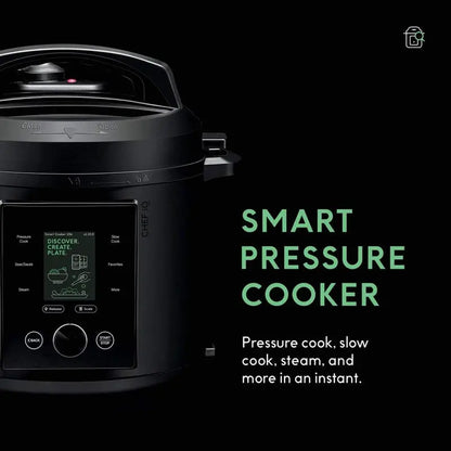 CHEF iQ 6 Qt Smart Pressure Cooker with 10 Modes, Built-in Scale, 1000+ Presets, App-Controlled Recipes