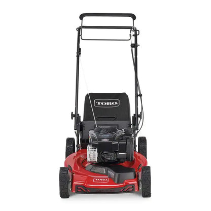 22-Inch Self-Propelled Gas Lawn Mower  Front-Wheel Drive, High-Wheel Design with Super Bagger