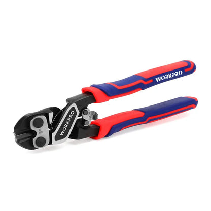WORKPRO Mini Bolt Cutter  8-Inch Lever-Optimized Design with Integrated Security Lock