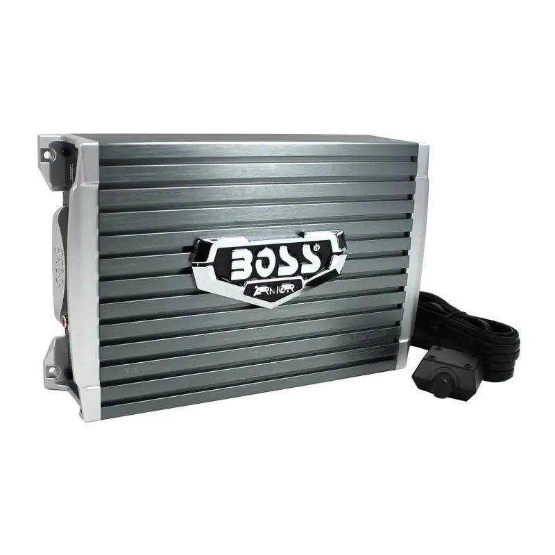 MTX TNE212D 12″ Dual-Voice-Coil Subwoofer Enclosure Bundle  1200W Box, 1500W Amp, and Power Capacitor