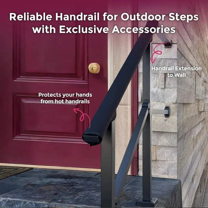 CHR Fence & Rail Outdoor Stair Handrails  Sturdy, Easy Install, Code Compliant, Versatile Use