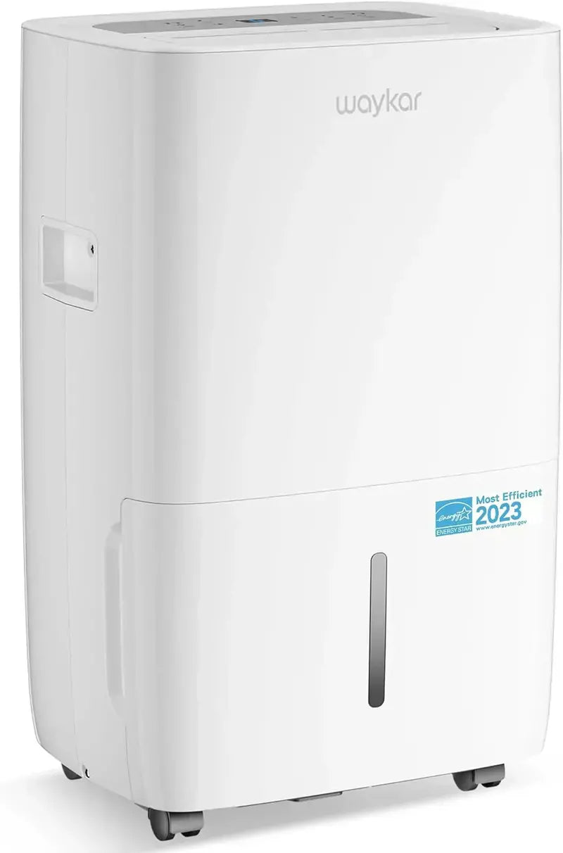 Waykar 2000 Sq Ft Home Dehumidifier Featuring Auto/Manual Drain Options