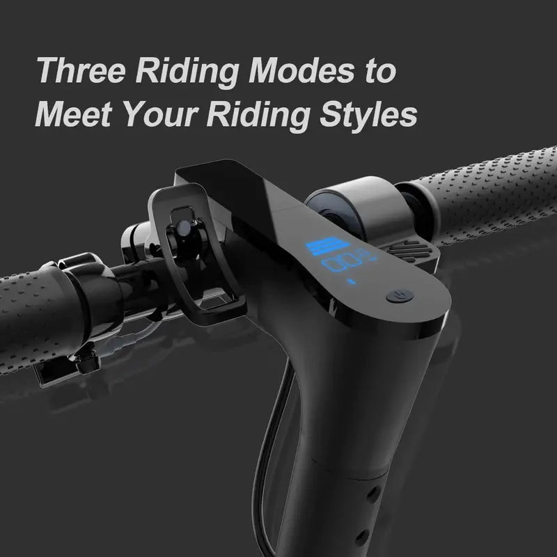 500W Folding Electric Scooter  10-Inch Solid Tires, 18-Mile Range, 19 MPH Top Speed, Lightweight Commuter Design