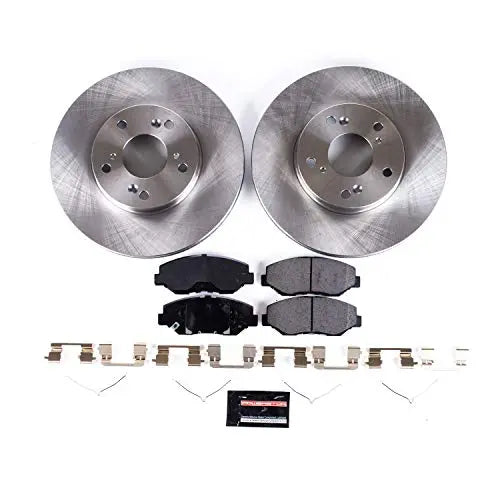 Autospecialty Front Replacement Brake Kit-OE Brake Rotors   Ceramic Brake Pads