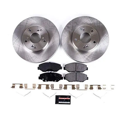 Autospecialty Front Replacement Brake Kit-OE Brake Rotors   Ceramic Brake Pads