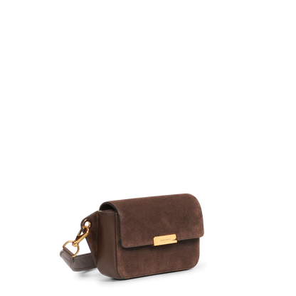 Roquette - Cuir Velours Chocolat