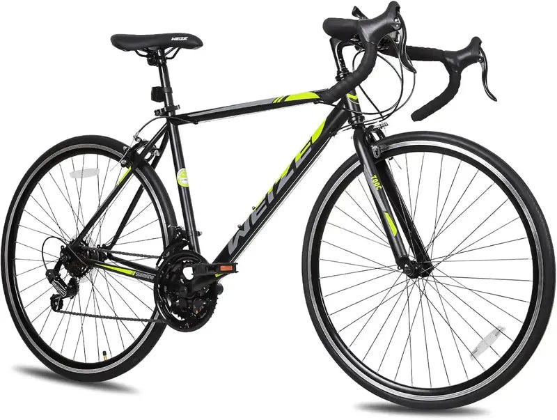 WEIZE 700C Road Bike  Shimano 14-Speed Commuter Bicycle with Drop Handlebars for Urban Riding