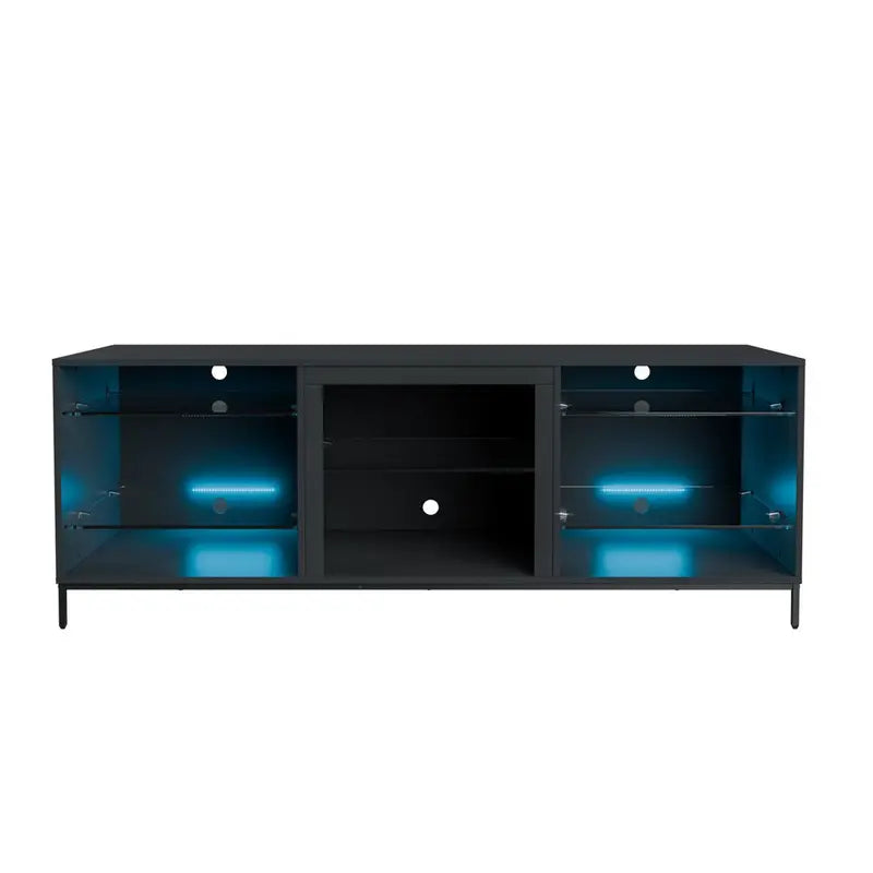 Hommpa LED TV Stand for 70  TV Modern Entertainment Center