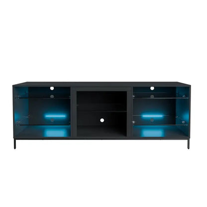 Hommpa LED TV Stand for 70  TV Modern Entertainment Center