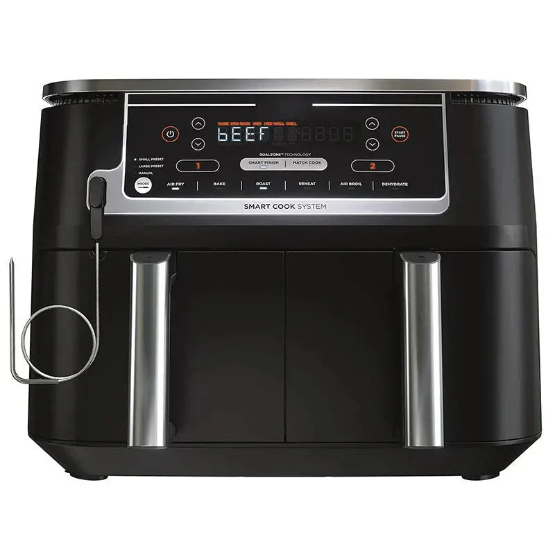 DZ401 Foodi DualZone XL Air Fryer  10-Quart, 6-in-1 Functionality, Two Independent Baskets with Separate Controls