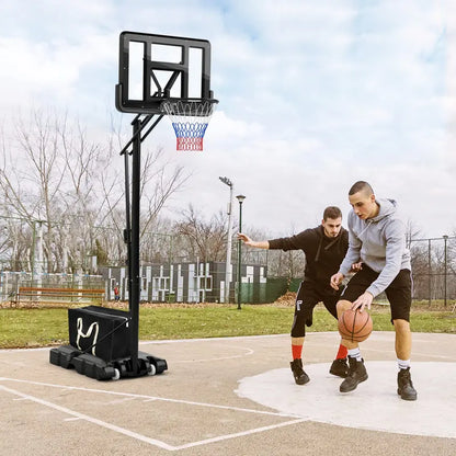 Height-Adjustable Portable Basketball Hoop  5-Tier Outdoor Goal System (810 ft Range)