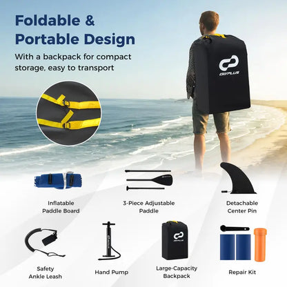 10-Foot Inflatable Stand-Up Paddle Board  Lightweight SUP for Beginners and Recreational Use