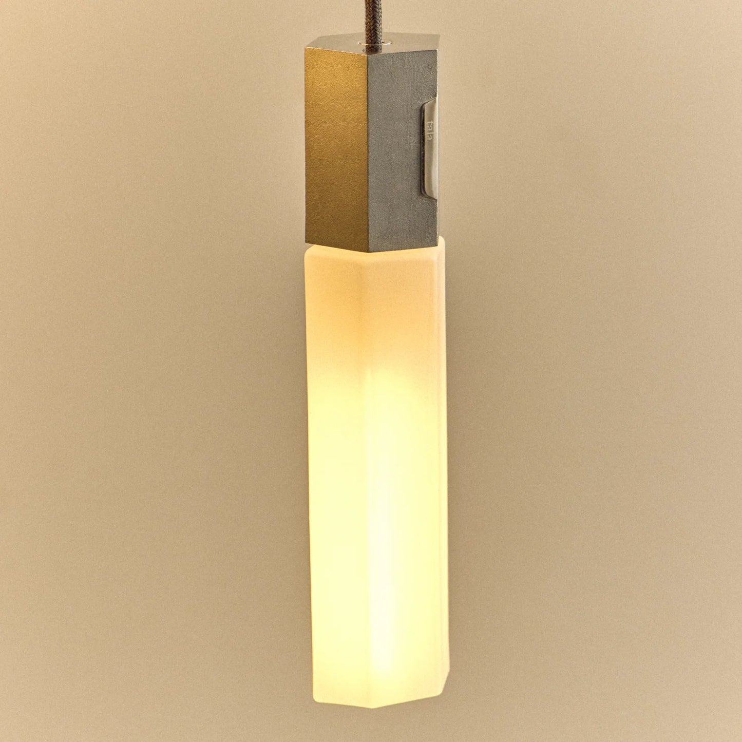 Basalt Nine Pendant in Stainless Steel