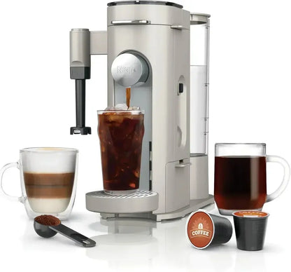 Ninja Single-Serve Coffee Maker with 56 oz Reservoir and Stone Finish