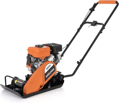 Electric Plate Compactor  Heavy-Duty Vibratory Tool for Pavers, Turf, Soil & Sand Leveling