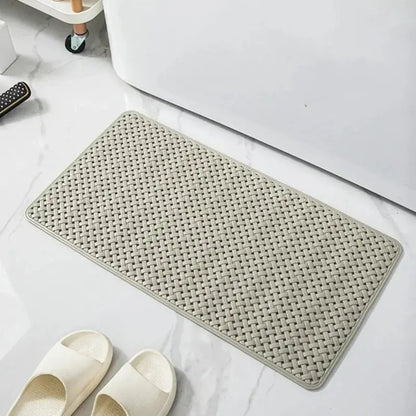Non-Slip Bathroom Shower Mat with Reinforced Suction Cups