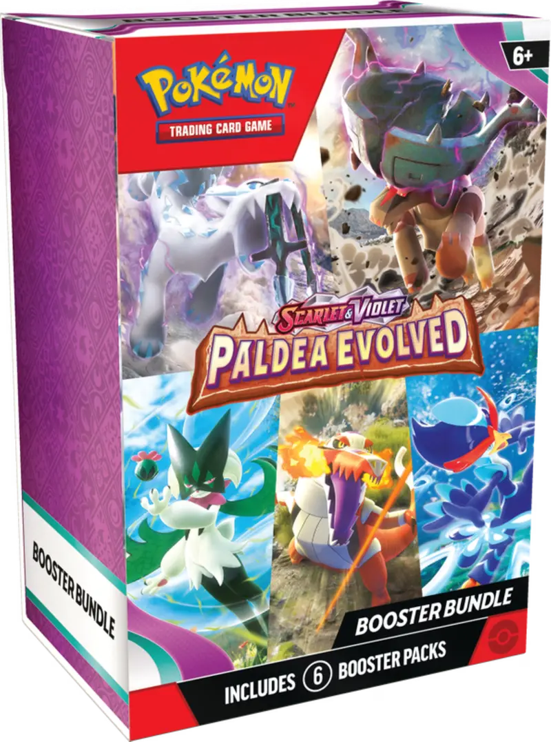 Pokémon Scarlet & Violet: Paldea Evolved Booster Bundle  6 Official Expansion Packs