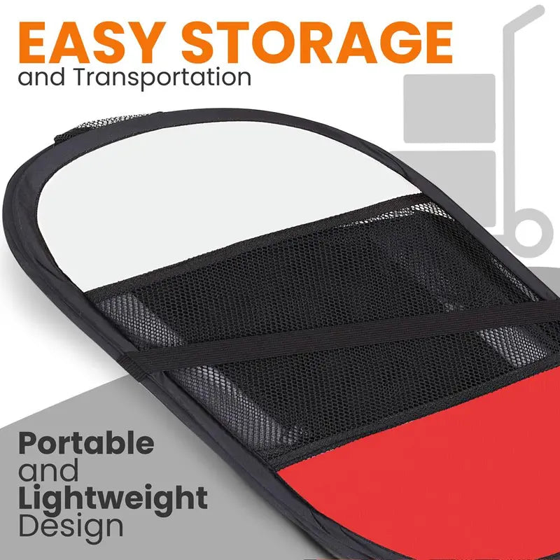 SereneLife 8-Panel Cat Dog Mesh Exercise Playpen Large Portable Foldable Pet Tent
