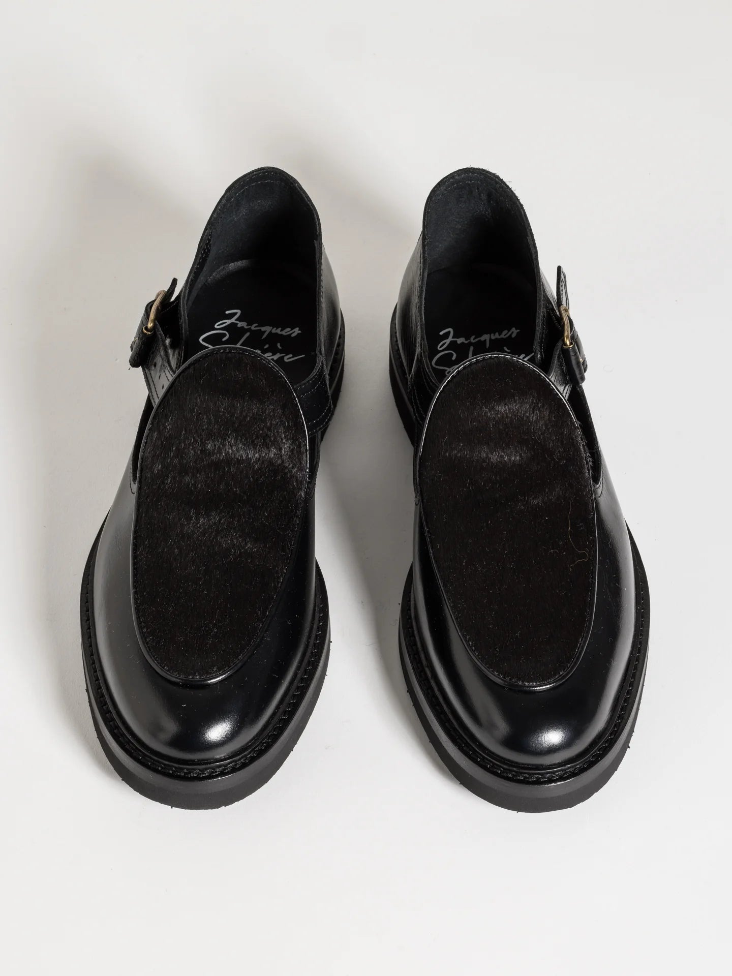JO HAIRY CALF BLACK