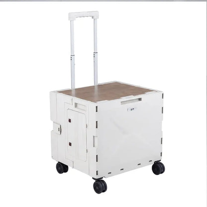 Lightweight Foldable Utility Cart with 360° Swivel Wheels