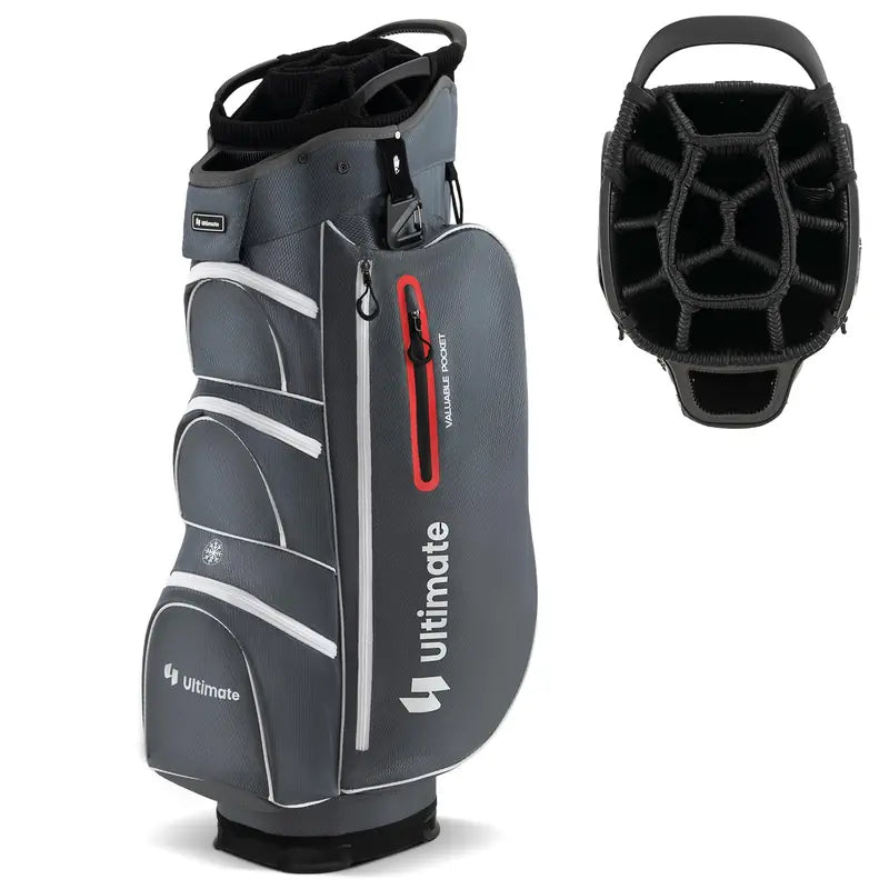 15-Way Golf Cart Bag with Full-Length Club Dividers
