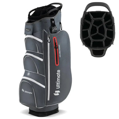 15-Way Golf Cart Bag with Full-Length Club Dividers