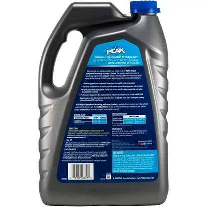 Peak 50/50 European Blue Antifreeze & Coolant  1 Gal
