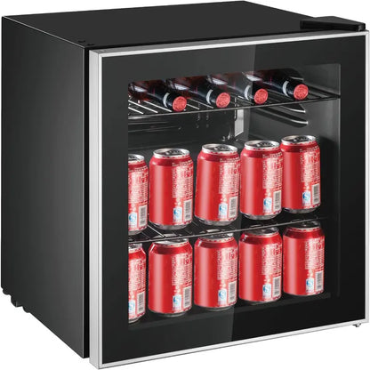 Danby 126-Can Glass Door Beverage Center Refrigerator  164L, Stainless Steel