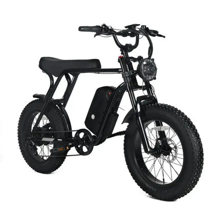 Adult Electric Fat-Tire Mountain Bike — 1000W Motor, 48V 20Ah Removable Battery, 45 MPH Top Speed