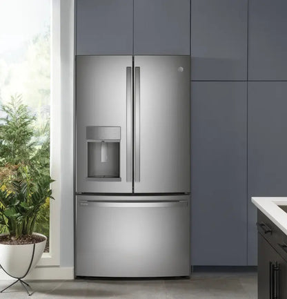 GE Profile ENERGY STAR French-Door Refrigerator  27.7 Cu. Ft with Fingerprint-Resistant Finish & Hands-Free AutoFill Dispenser