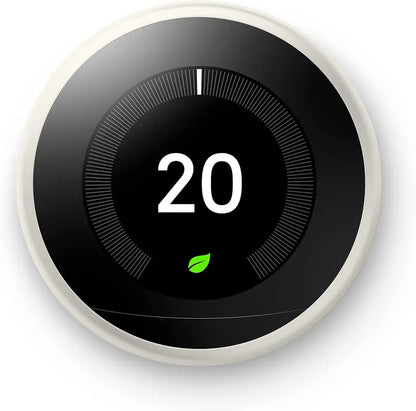 Nest Learning Thermostat (3rd Gen)  Smart Wi-Fi Programmable Thermostat with Alexa Support & Energy Reports  White