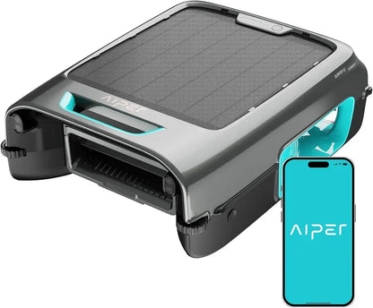 AIPER Surfer S2 Solar-Powered Pool Skimmer  APP-Controlled, Smart Navigation & Dual Charging