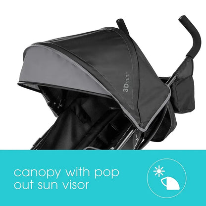 Lightweight Convenience Stroller  Blue/Black Foldable Infant Carrier for Easy Transport