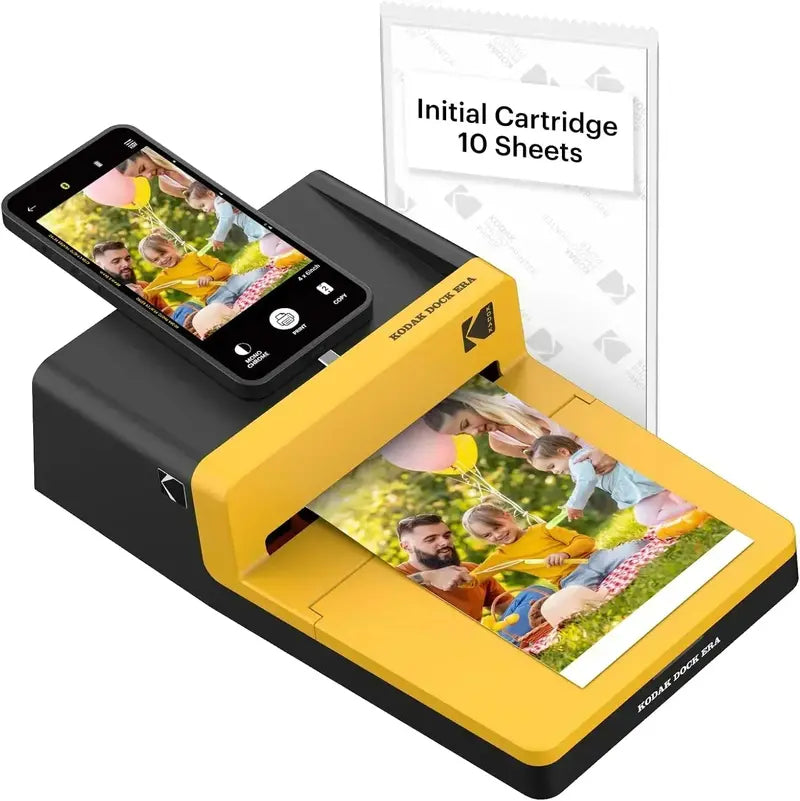 KODAK Dock ERA Plus Instant Photo Printer  4PASS 4×6 Thermal Printer with Easy Mobile Printing