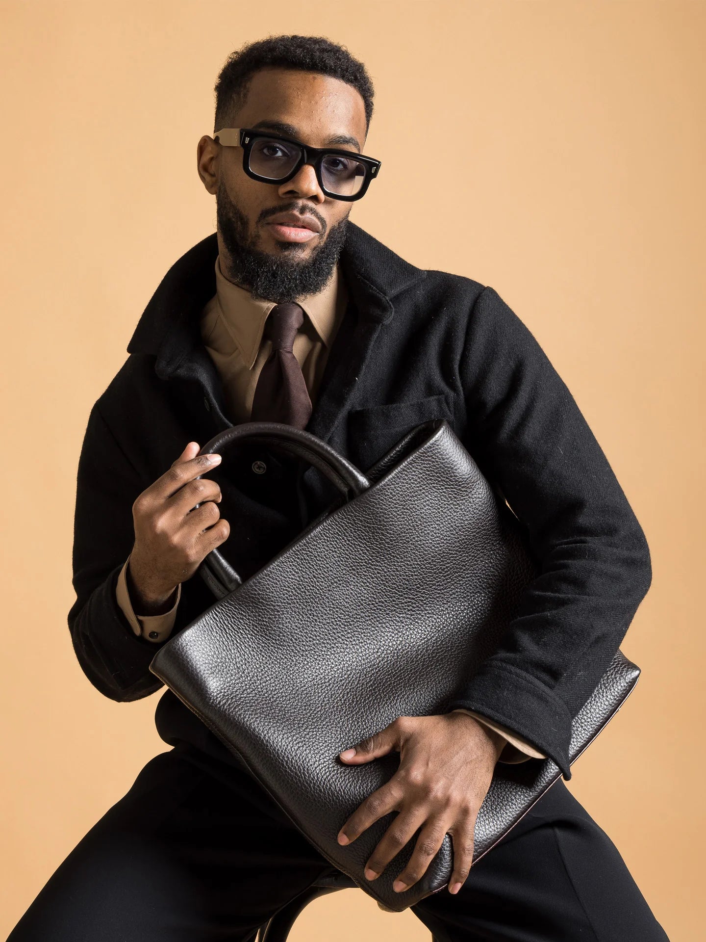 SOLOBAG BLACK GRAINED