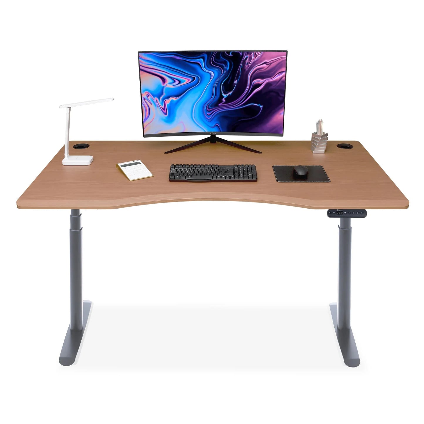 Bureau assis debout incurvé (bords arrondis) - DYNAMIC SMOOTH