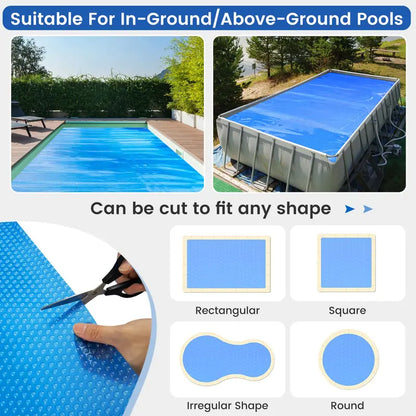 Heavy-Duty Pool Cover for In-Ground or Above-Ground Swimming Pools