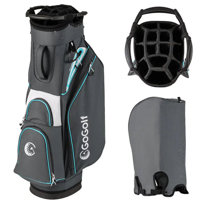 14-Way Divider Portable Golf Bag  Lightweight Carry Solution for Men and Women