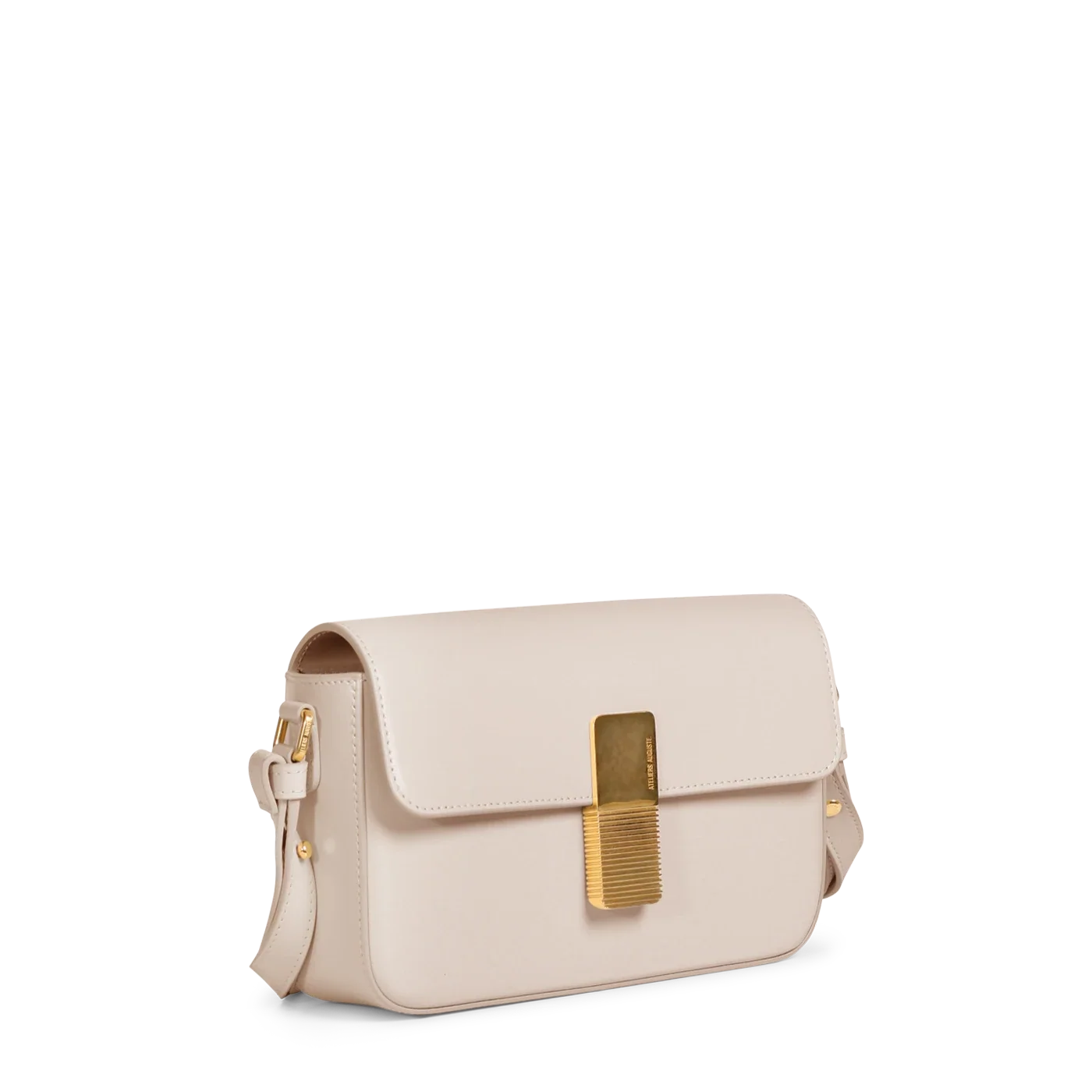 Monceau Baguette - Cuir Box Blanc Cassé