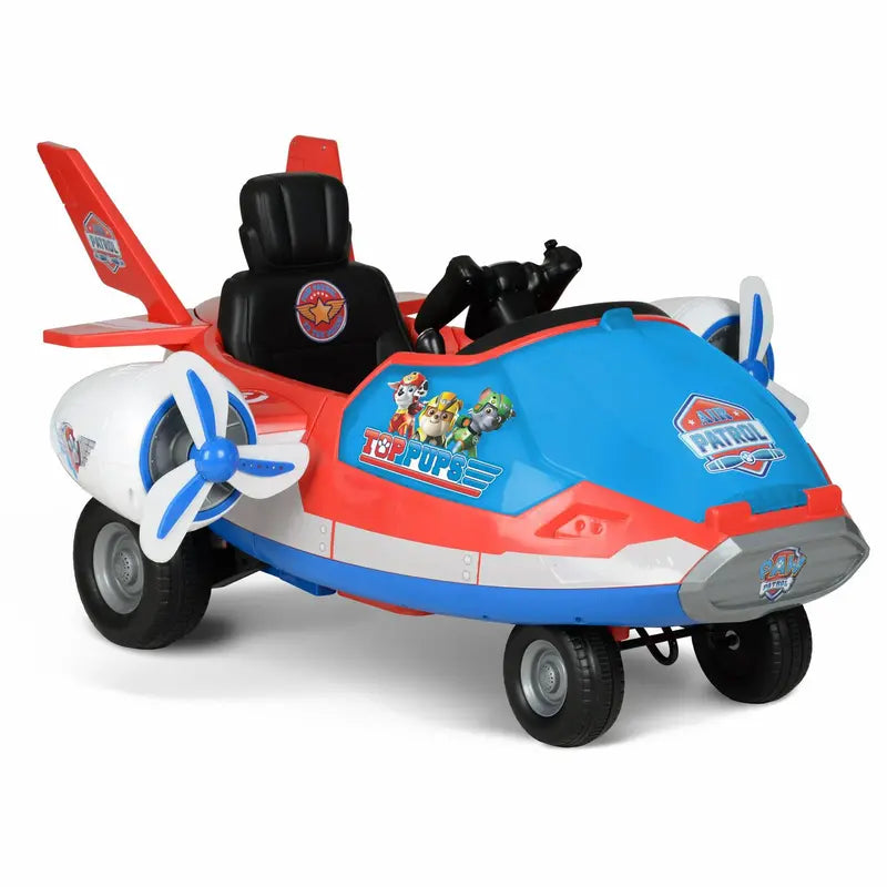 Nickelodeon Paw Patrol Airplane 12V Ride-On Toy by Hyper Toys, Blue, for Ages 3-8