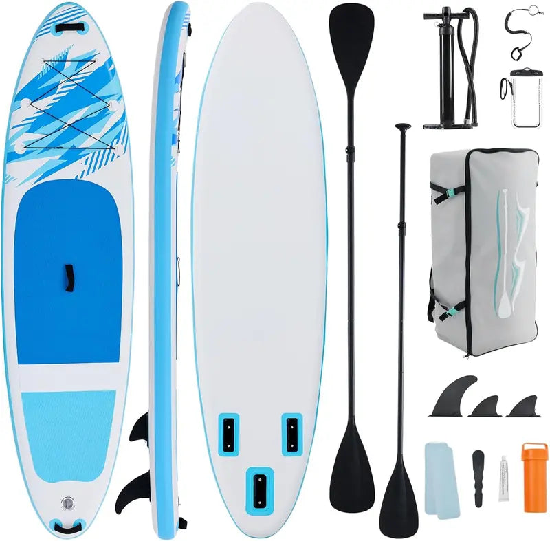 All-Level Inflatable Stand-Up Paddle Board  Lightweight, Portable & Beginner-Friendly