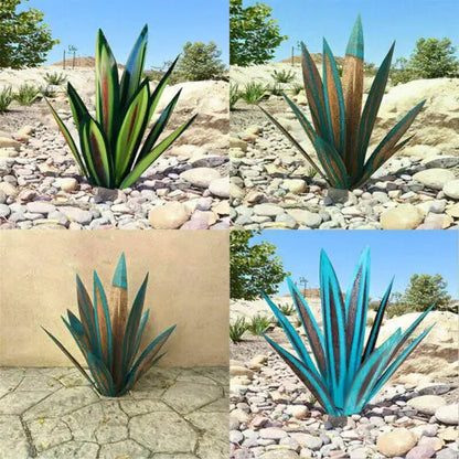 Eternal Agave Rust-Resistant Metal Sculpture  Indoor/Outdoor Art Piece
