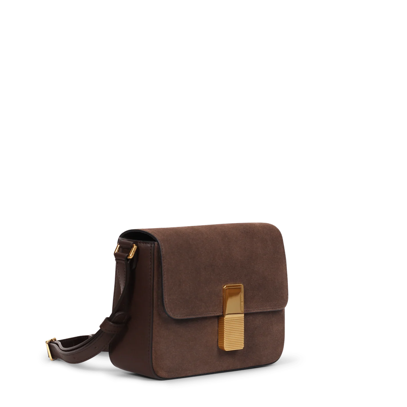 Mini Monceau - Cuir Velours Chocolat
