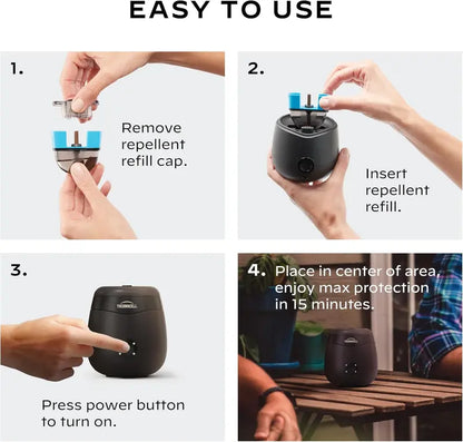 Thermacell DEET-Free Mosquito Repellent Refills, 20ft Protection, E-Series & Radius Compatible, 3-Pack