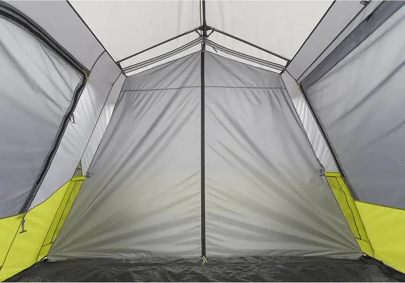 9-Person Instant Cabin Tent  14′ x 9′ Quick-Setup Outdoor Shelter in Green (Model 40008)