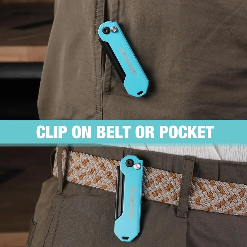 WORKPRO Compact EDC Folding Utility Knife (2-Pack)  Portable & Reliable
