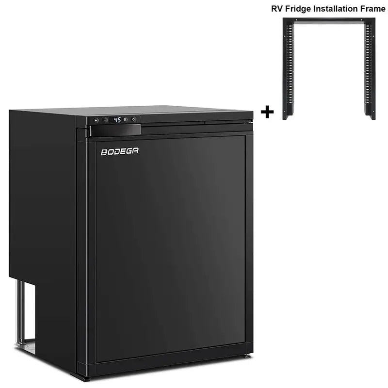 12V RV Refrigerator Freezer  2.3 cu ft / 65L Compact Dual-Zone Portable Fridge