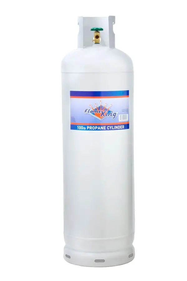 Heavy-Duty 100-Lb Propane Tank  POL Valve, DOT-Approved, Empty Delivery for Grills & Heaters
