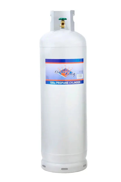 Heavy-Duty 100-Lb Propane Tank  POL Valve, DOT-Approved, Empty Delivery for Grills & Heaters