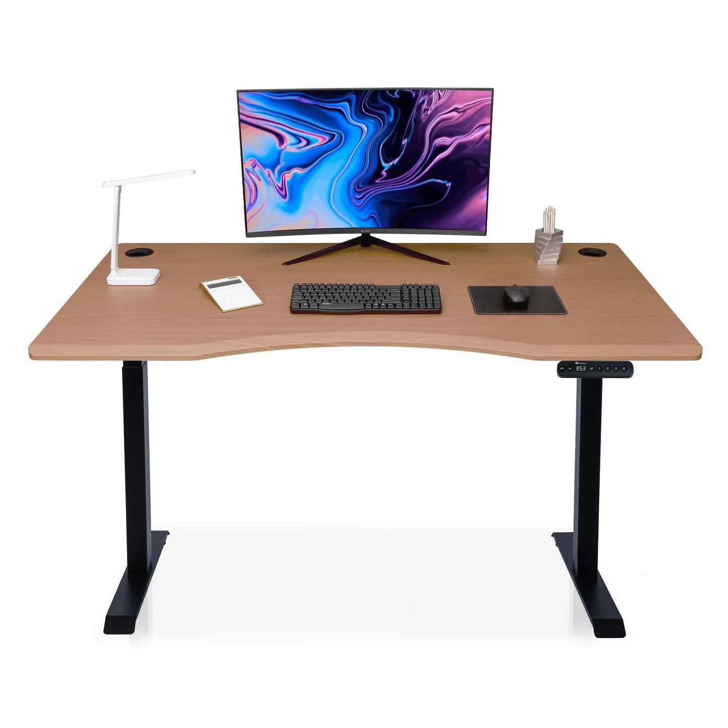 Bureau assis debout incurvé (bords arrondis) - DYNAMIC SMOOTH